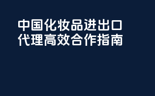 中国化妆品进出口代理高效合作指南