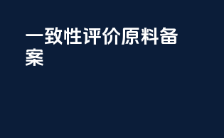 一致性评价原料备案